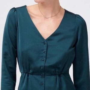 J. Crew Long Sleeve Peplum Top
